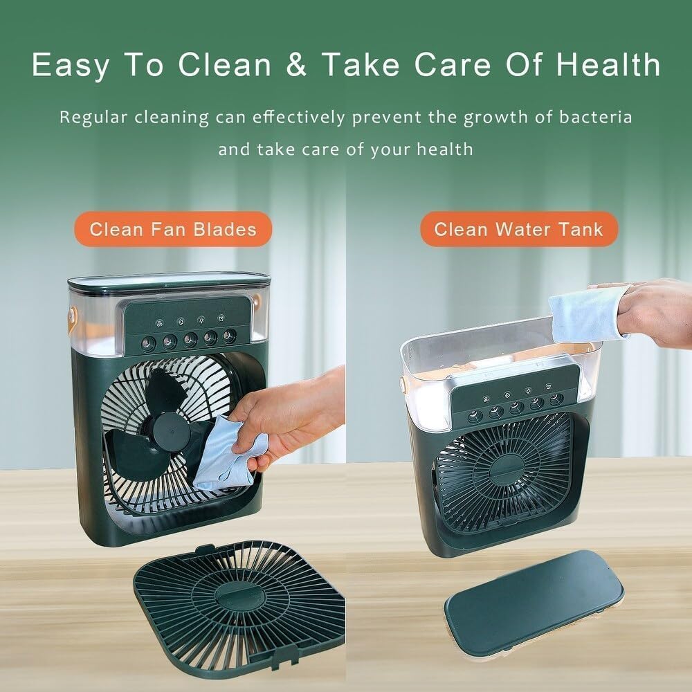 Portable Air cooler Table fan with humidifier